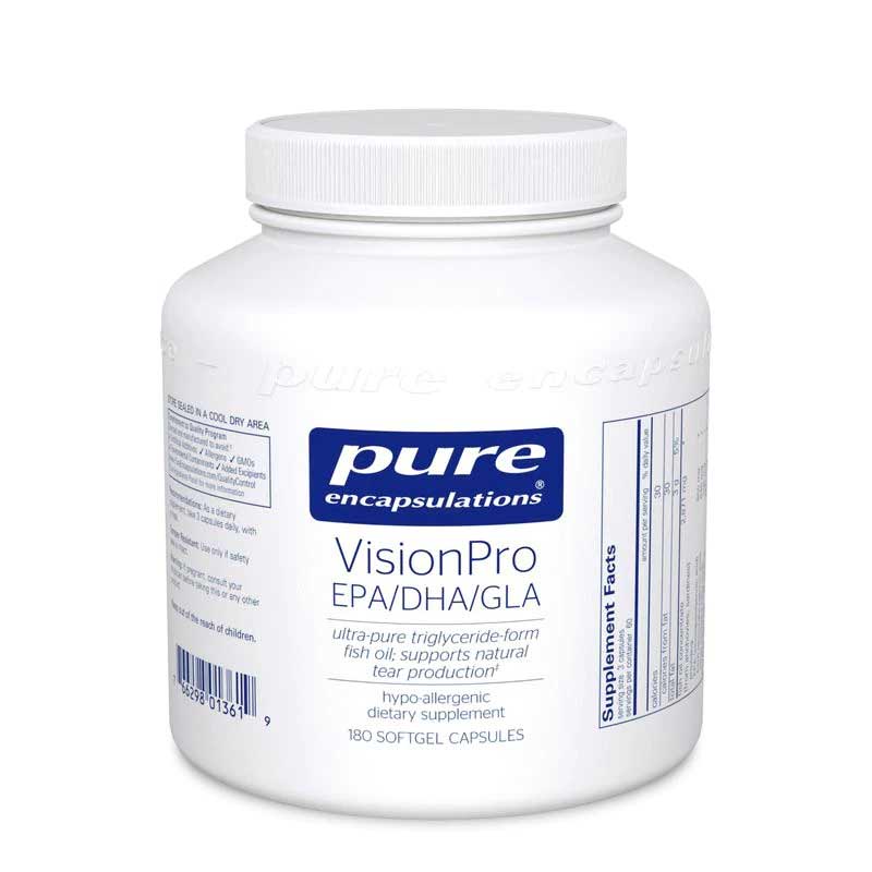 Pure Encapsulations VisionPro Epa/Dha/Gla 180 Softgels