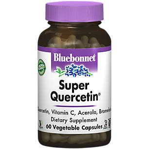 Super Quercetin with Vitamin C, Acerola & Bromelain (60 Vegetable Capsules)