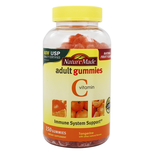 Nature Made - Vitamin C Adult Gummies for Immune System Support Tangerine - 150 Gummies