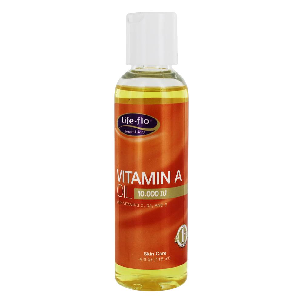 Life-Flo - Vitamin A Oil with Vitamins C D3 & E 10000 IU - 4 fl. oz.