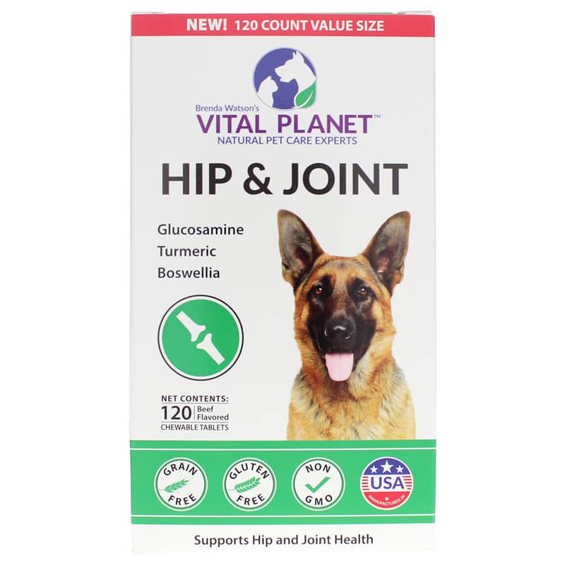 Vital Planet Hip & Joint for Dogs Chewable Tablets 120 Chewable Tablets