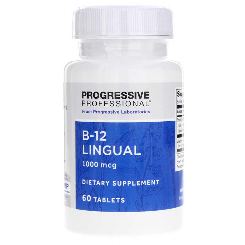 Progressive Labs B-12 Lingual 1000 Mcg 60 Tablets