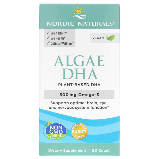 Nordic Naturals Algae DHA 60 Softgels