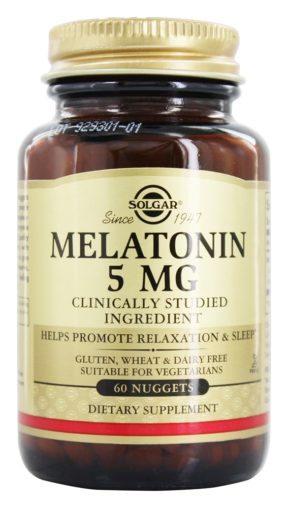 Solgar - Melatonin 5 mg. - 60 Nugget(s)