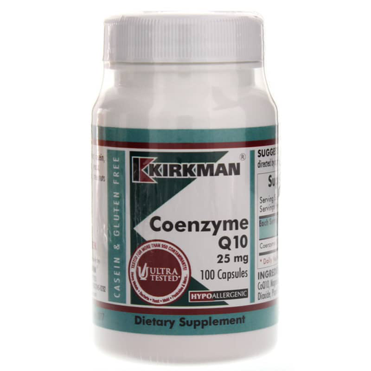 Kirkman Coenzyme Q10 25 Mg 100 Capsules