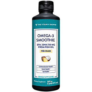 Fish Oil Smoothie - Cardiovascular, Brain & Eye Support - Pina Colada (16 Fluid Ounces)