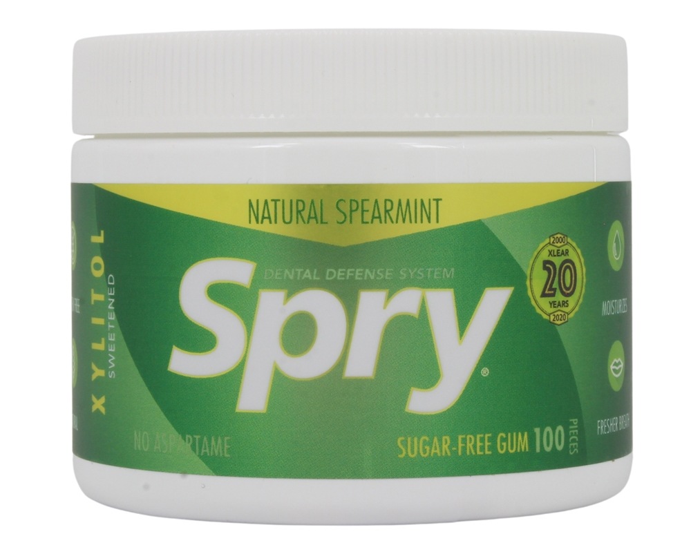 Xlear - Spry Chewing Gum with Xylitol Spearmint - 100 Piece(s)