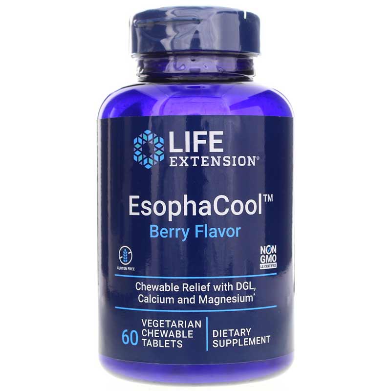 Life Extension EsophaCool 60 Chewable Tablets