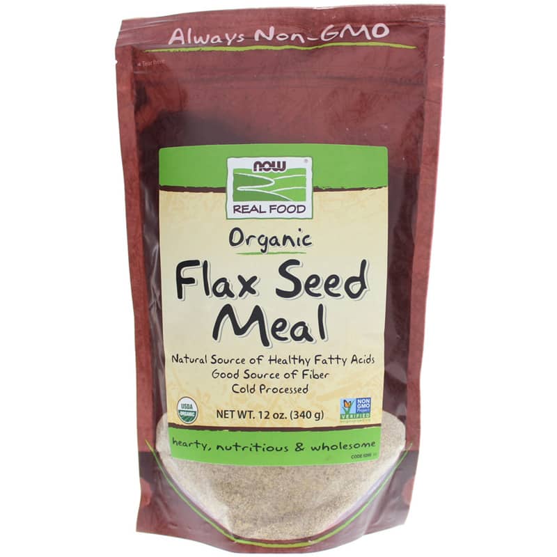 NOW Foods Organic Flax Seed Meal 12 Oz