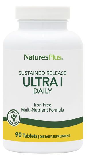 Natures Plus - Ultra I Multi Nutrient Supplement Iron-Free Sustained Release - 90 Tablets