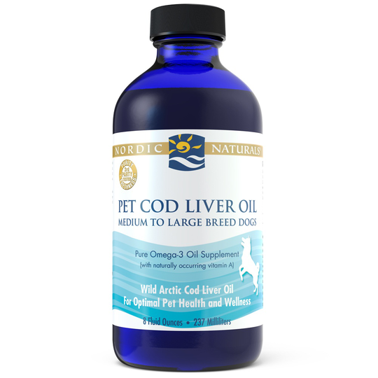 Nordic Naturals - Pet Cod Liver Oil For Medium to Large Breed Dogs - 8 fl. oz.