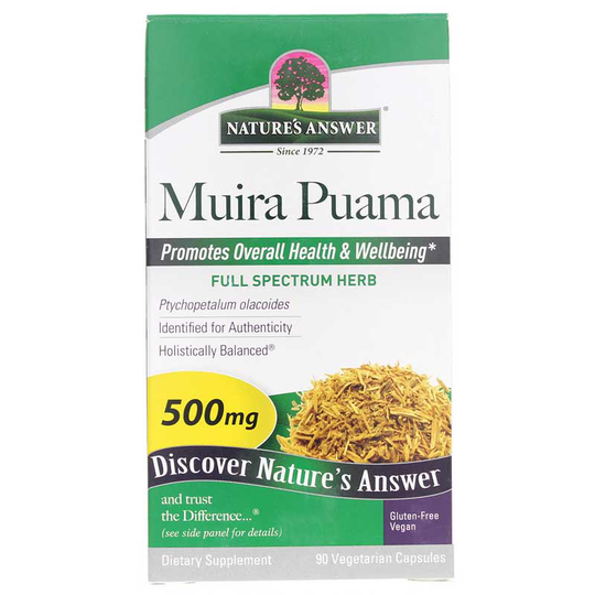 Natures Answer Muira Puama 90 Veg Capsules