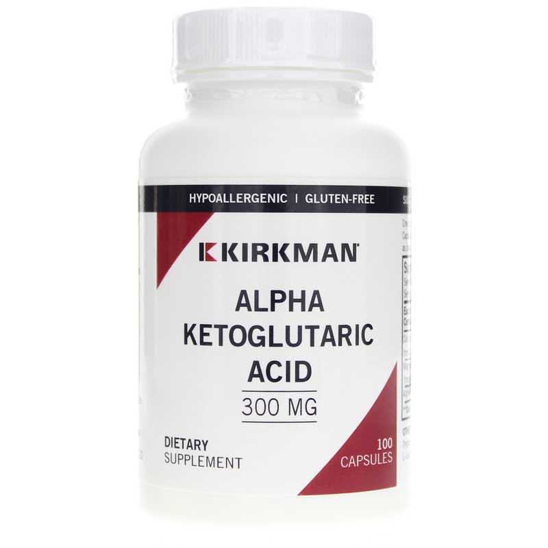 Kirkman Alpha Ketoglutaric Acid 300 Mg 100 Capsules