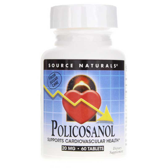 Source Naturals Policosanol 20 Mg 60 Tablets