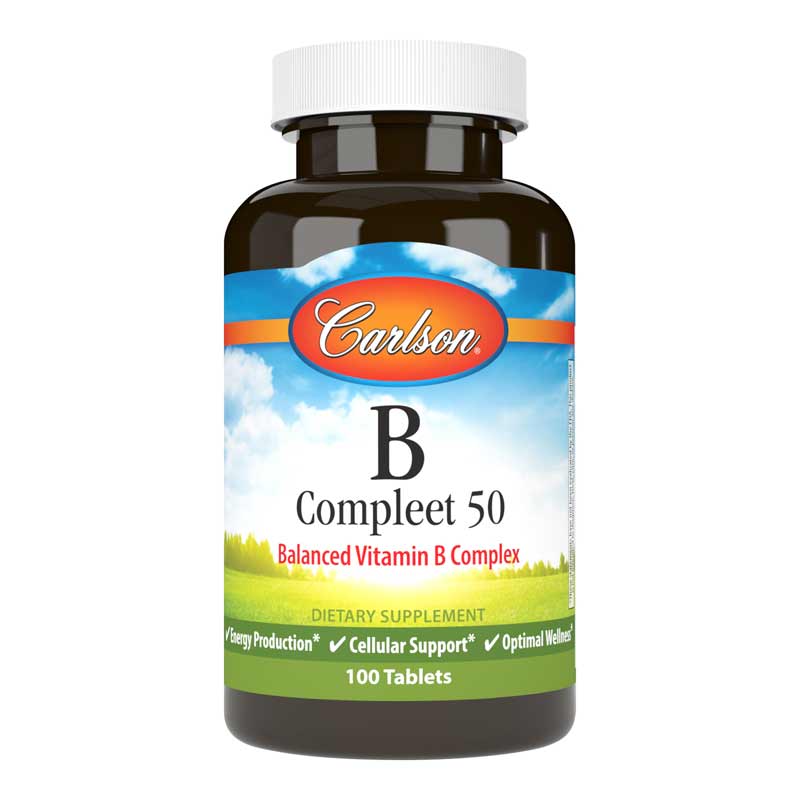Carlson Labs B Compleet 50 100 Tablets