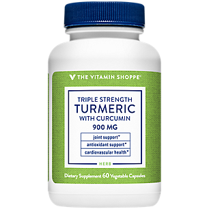 Triple Strength Turmeric with Curcumin - Joint & Antioxidant Support - 900 MG (60 Vegetarian Capsules)