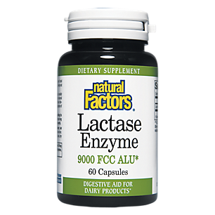 Lactase Enzyme - 9,000 FCC ALU (60 Capsules)