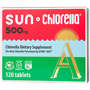 Chlorella Pulverized by DYNO-Mill - Nature's Perfect Superfood - 500 MG (120 Tablets)