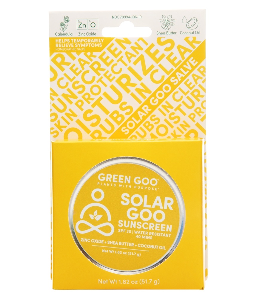 Green Goo - Solar Goo Sunscreen Unscented 30 SPF - 1.82 oz.