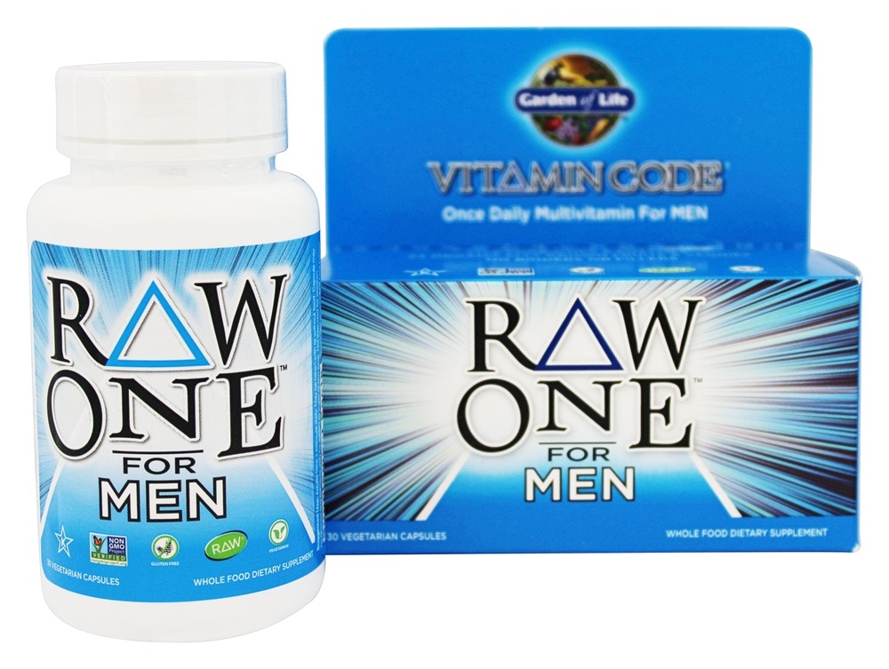 Garden of Life - Vitamin Code RAW One Multi For Men - 30 Vegetarian Capsules