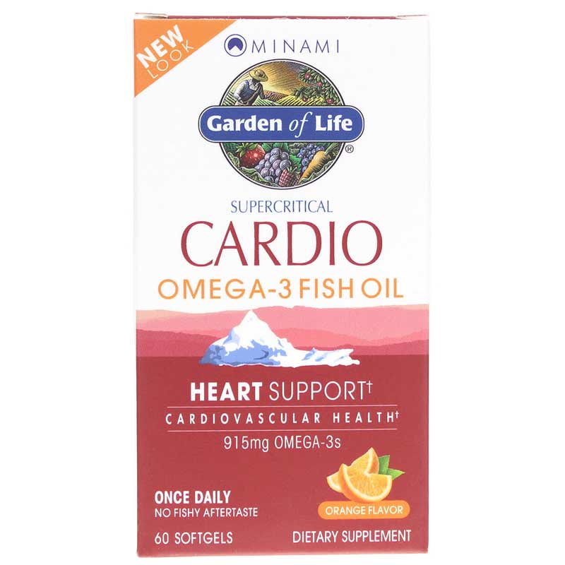 Garden of Life Minami Cardio Omega-3 Fish Oil 60 Softgels