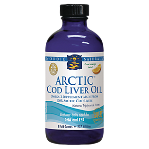 Arctic Cod Liver Oil - 1,260 MG Omega-3s - Orange (8 Fluid Ounces)