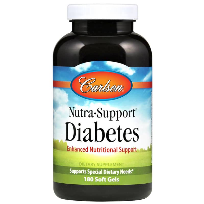 Carlson Labs Nutra-Support Diabetes 180 Softgels