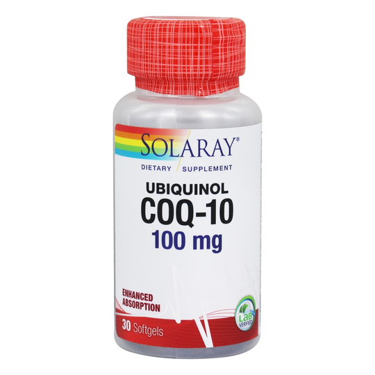 Solaray - Ubiquinol CoQ-10 100 mg. - 30 Softgels