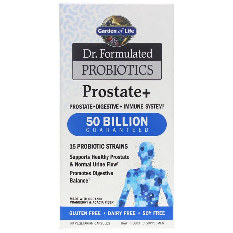 Garden of Life Dr. Formulated Probiotics Prostate + 60 Veg Capsules