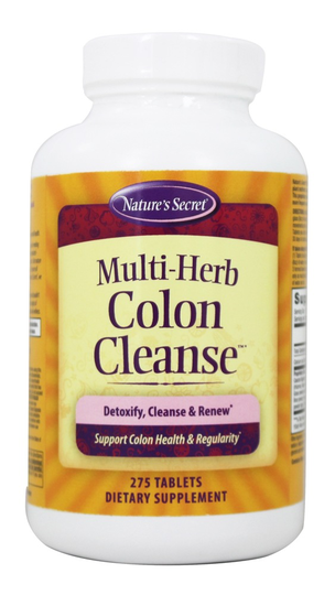 Nature's Secret - Multi-Herb Colon Cleanse - 275 Tablets