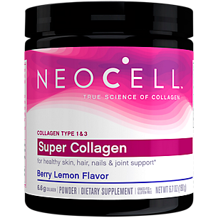 Super Collagen Powder - Hair, Skin, Nails, Joints, Bones - Berry Lemon (20 Servings)