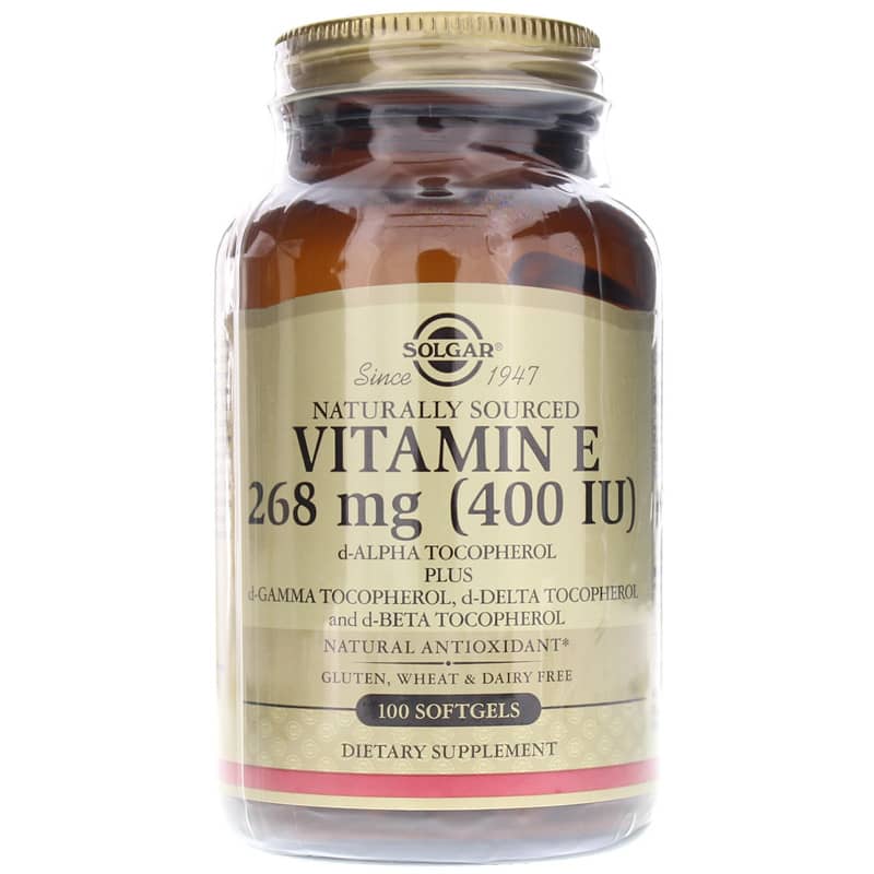Solgar Vitamin E 268 Mg (400 IU) 100 Softgels