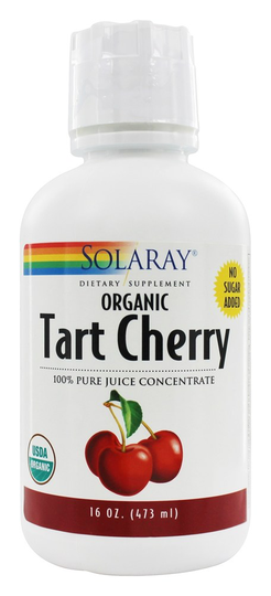 Solaray - Organic Tart Cherry 100 Pure Juice Concentrate - 16 fl. oz.