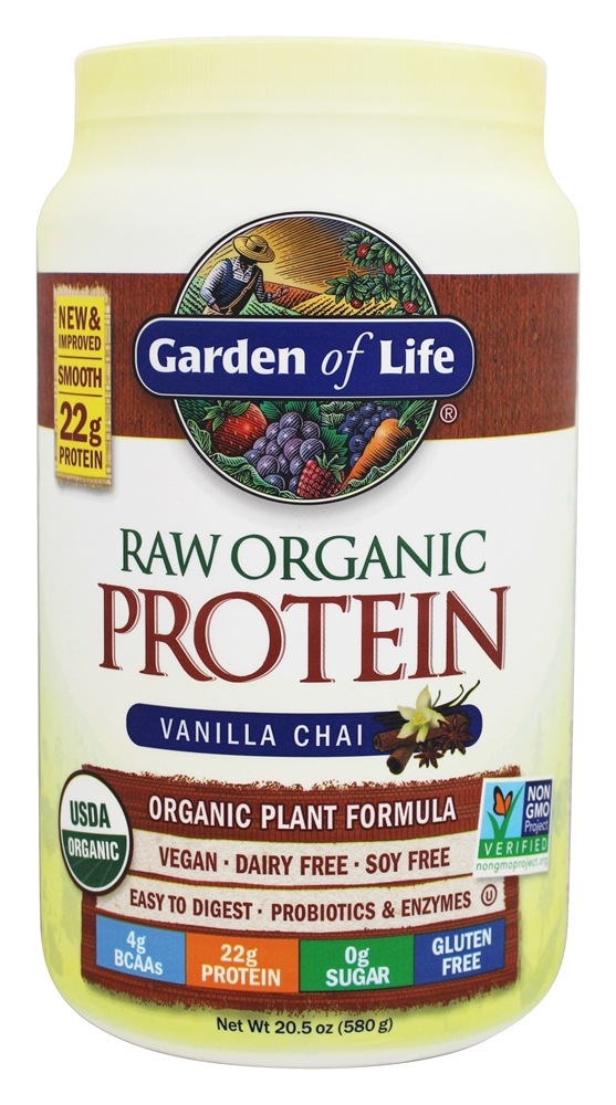 Garden of Life - RAW Organic Protein Vanilla Spiced Chai - 20.5 oz.