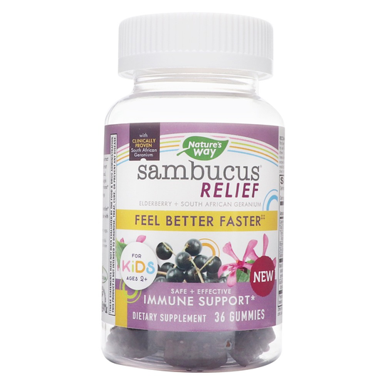 Nature's Way - Sambucus Relief Kids Gummies - 36 Gummies