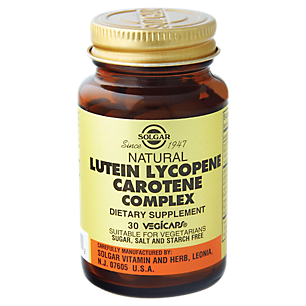 Natural Lutein Lycopene Carotene Complex (30 Vegetarian Capsules)