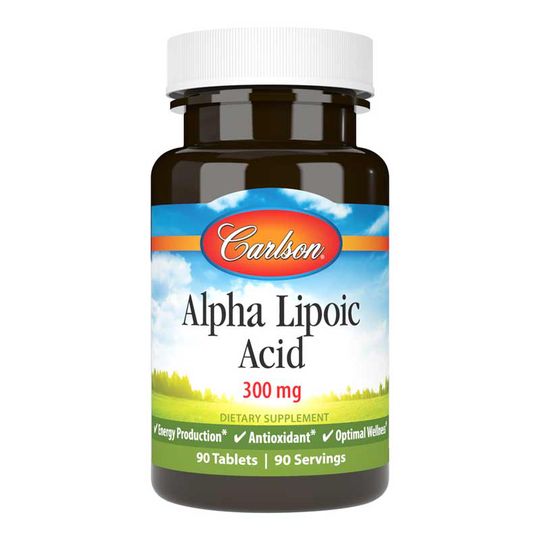 Carlson Labs Alpha Lipoic Acid 300 Mg 90 Tablets