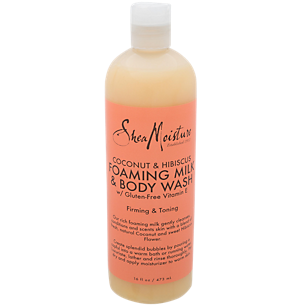 Coconut & Hibiscus Foaming Milk & Body Wash with Vitamin E (16 Fluid Ounces)