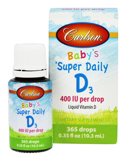 Carlson Labs - Super Daily D3 Baby 400 IU - 0.35 fl. oz.