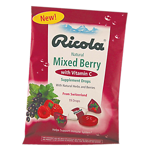 Ricola Mixed Berry Cough Drops with Vitamin C
