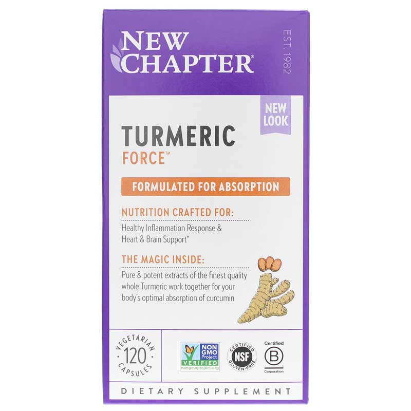 New Chapter Turmeric Force 120 Veg Capsules