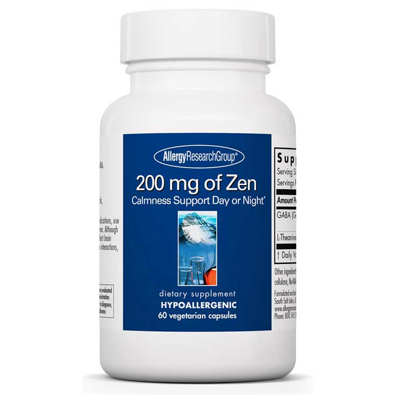 Allergy Research Group 200 Mg of Zen 60 Veg Capsules
