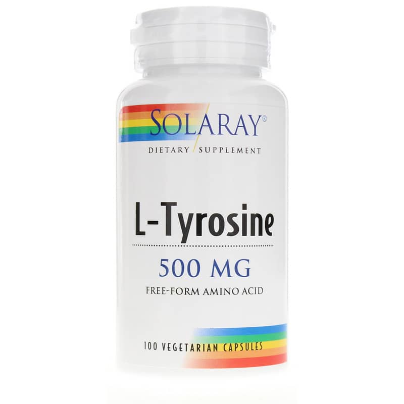 Solaray L-Tyrosine 500 Mg 100 Veg Capsules