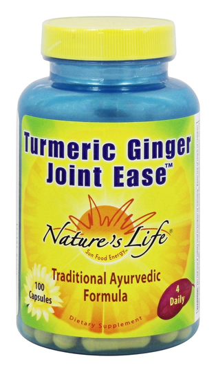 Nature's Life - Turmeric Ginger Joint Ease - 100 Capsules