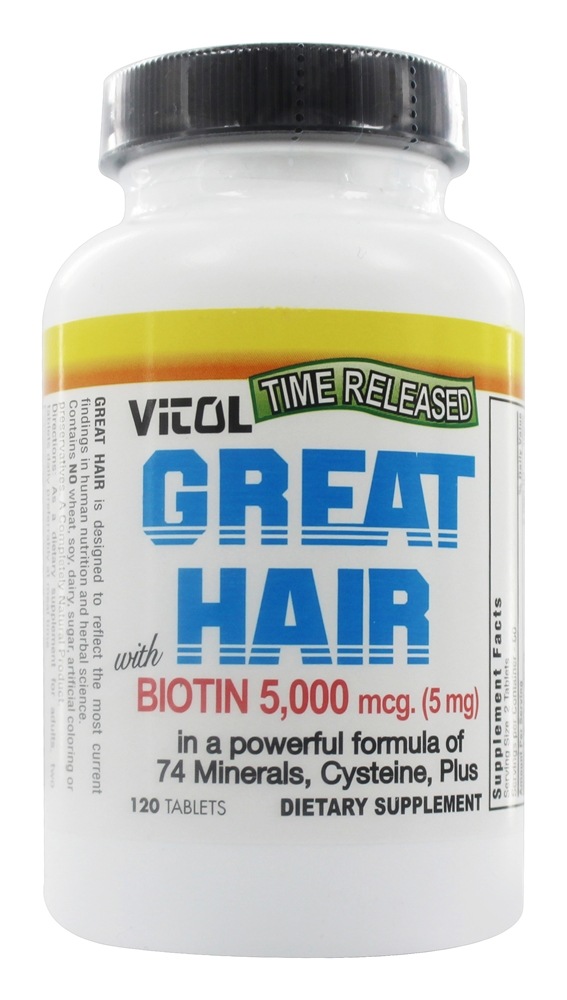 Vitol - Great Hair - 120 Tablets