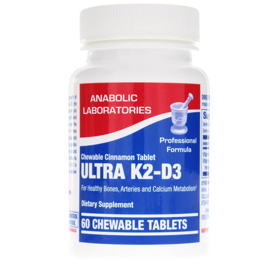 Anabolic Laboratories Ultra K2-D3 60 Chewable Tablets