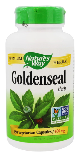 Nature's Way - Goldenseal Herb 400 mg. - 180 Vegetarian Capsules