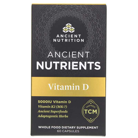 Ancient Nutrition Ancient Nutrients Vitamin D 60 Capsules