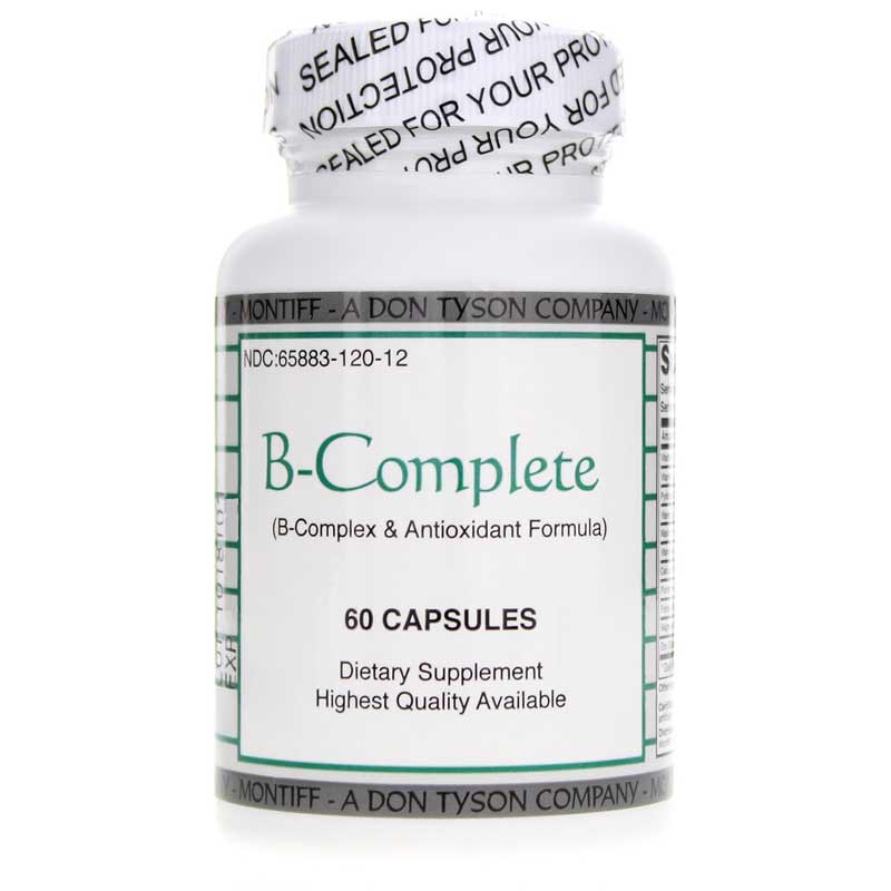 Montiff B-Complete B-Complex & Antioxidant Formula 60 Capsules