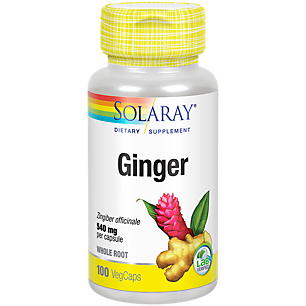 Organic Ginger Root - Excipient Free - 1,080 MG (100 Vegetarian Capsules)